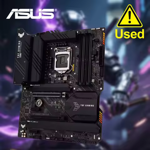 ASUS TUF GAMING Z590-PLUS LGA 1200 Intel Z590 ATX M.2 Desktop Motherboard