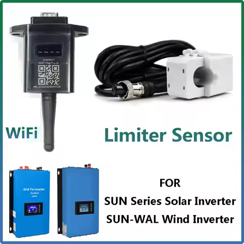 WiFi Plug Limiter Sensor For SUN WAL 1000W 2000W MPPT Wind Grid Tie Inverter And SUN Series Solar In