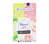 Biore 花王碧柔 碧柔 爽身粉濕巾 蜜桃青檸 10枚入