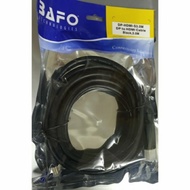 Bafo Cable DisplayPort To Hdmi 3Meter - Cable Dp To Hdmi