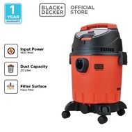 Harga Pabrik Black+Decker Vacuum Cleaner Wet &amp; Dry 20L (BDWD20-B1)