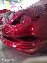 Cat Candy Tone Red Pu Cat tranparan Merah marun Cat merah Metallic 200cc