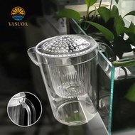 LARGLO Fish Breeding Isolation Box, Transparent Detachable Aquarium Breeder Box, Floating Box Suspen