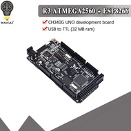 Mega2560 + WiFi R3 ATmega2560+ESP8266 32Mb memory USB-TTL CH340G Compatible for Arduino Mega NodeMCU WeMos Development board