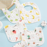 Oni 8-Layer Baby Cotton Bib Baby Bibs U-shaped Bib Feeding Baby Saliva Towel Baby Cotton Bib