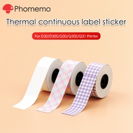 Phomemo Colour Continuous Thermal Label Sticker For D30/D30S/Q30/Q30S/Q31 (3 Rolls)