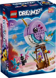 Đồ Chơi Ghép Hình Chính Hãng LEGO DREAMZzz Izzies Narwhal Hot-Air Balloon 71472 - 156 Chi Tiết