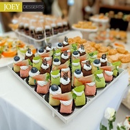 {JOEY Dessert Platter} Assorted Mini Swiss Rolls Party Box 36 Pcs | Dessert Catering
