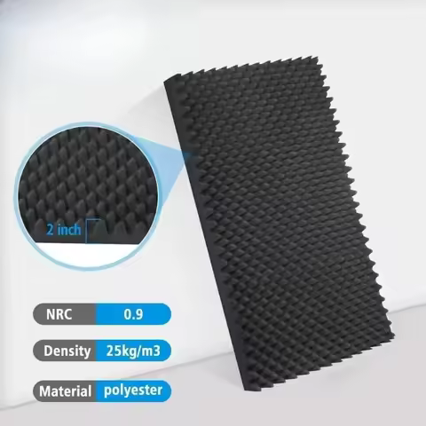1/2Pcs Make Friend 50x50cm Studio Acoustic Panels Sound Foam Egg Crate Soundproof Absorption Treatme