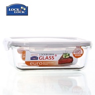 Lock & Lock Glass Food Storage Container LLG445Lunch Box Microwave Refrigerator Sealed Storage Box M