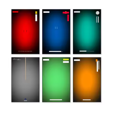 HD printed Wall display posters suitable for LEGO 42240 Aston Martin Aramco AMR25 F1 42228 McLaren M