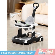 Babydairy Baby Walker With Anti O-Shaped Legs Walker For Baby Hand Push Adjustable Walker Rollover F