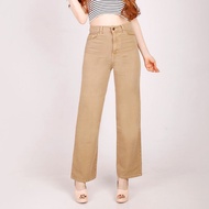 KULOT JEANS WANITA TERBARU 2023-HIGHWAIST -HITAM-PUTIH-CREAM-MOCCA-ARMY-ABU ABU -CELANA OOTD KOREAN