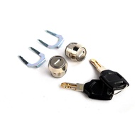 Motorcycle Lock Cylinder Tail Box Installation Accessories Motorcycle Aluminum Alloy Tail Box Lock C