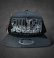 SULLEN X NEW ERA SNAPBACK ORIGINAL FIT / BLACK LETTERING / TOPI SULLEN ART COLLECTIVE