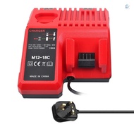 Liion Battery Charger for 12 V 14.4V 18V C1418C 48111815/1828/1840 M18/14/12 Lithium Battery