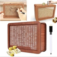 Money Box Piggy Bank Wood Money Bank, Reusable Money Box with Saving Money Goals Counter Money Stora