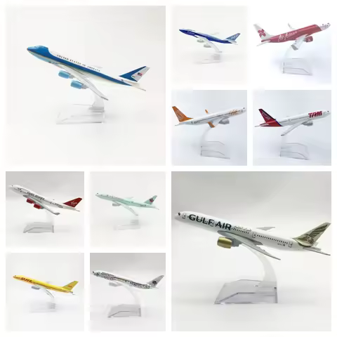 6Inch 16CM Boe-ing B737 B747 B757 B767 B777 B787 Collectible Miniatures Diecast Airplanes Decoration