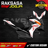 Yamaha Aerox new transparent striping sticker, minimalist racing vinyl ZK-11