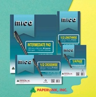 Pad Paper Mica (Intermediate, 1/2 Crosswise and Lengthwise, 1/4 quiz pad) Sold Per Pad
