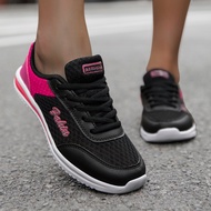 Sneakers Ladies Black Soft Comfortable Shoes Football Shoes Running Shoes Lightweight Breathable Lad