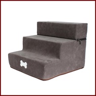 Pet Stairs for Small Dogs Kitten Steps for Couch Removable 3-Tier Pet Stairs for Home Living Room Be