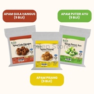 Kuih Frozen -NZ Food Frozen -Apam Pisang  Frozen | Apam Gula Hangus Frozen | Puteri Ayu Frozen(9biji