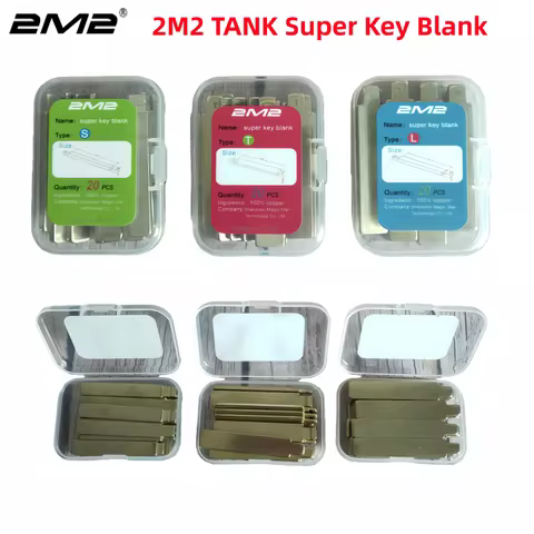 2M2 TANK super key blank key blade S T L 3 box 60pcs for 2M2 Magic Tank key cutting machine