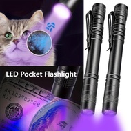Lampu UV Hitam, Lampu Pen Mini 395nm Clip, Lampu UV kalis air bocor, Lampu LED lampu mudah alih