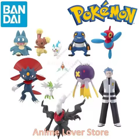 Pre Sale Bandai Original Scale World POKEMON Sinnoh Darkrai Cyrus Gonbe Buneary Croagunk Rotom Weavi