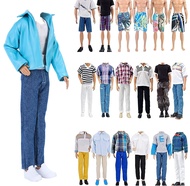 10-Item Fantastic Pack = 5 Sets Fashion Casual Wear Clothes Outfit with 5 Pair Shoes for 12-inch boy