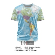 T-shirt world map t-shirt full print world map jersey full print world map t-shirt