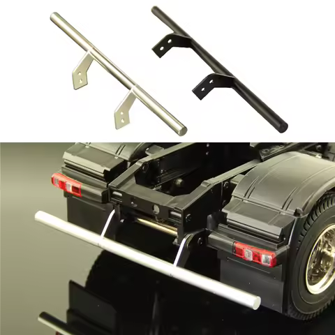 1pcs Metal Back Bumper for 1/14 Tamiya RC Truck SCANIA VOLVO Benz MAN Diy Parts