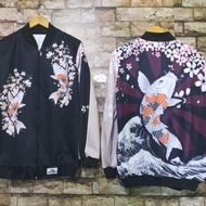 Jaket sukajan Fish Koi Japanese/sukajan murah