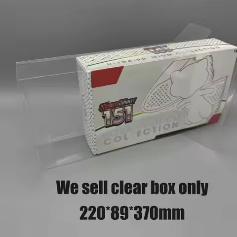 PET Box For Trading Card PTCG SV3.5 151 UPC Dream Replenish Bag US Version Replacement Shell Display