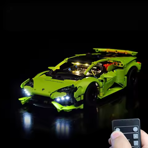 LYBMTWF LED Lighting Kit Compatible with Lego 42161 racing car model(NOT Include The building Bricks