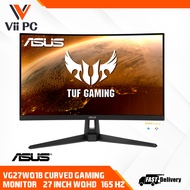ASUS TUF Gaming VG27WQ1B Curved Gaming Monitor 27 inch WQHD (2560x1440), 165Hz(Above 144Hz), Extreme Low Motion Blur, Adaptive-sync, FreeSync Premium, 1ms (MPRT), HDR10