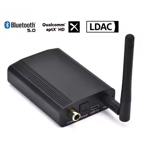 CSR8675 Bluetooth 5.0 24Bit/96K Aptx Aptx-HD LDAC Receiver Digital Audio Hifi Coaxial Optical SPDIF 