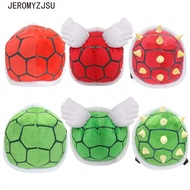 JEROMYZJSU Turtle School Bag, Super Koopa Green Bowser Plush Backpack, Boys Gift Cartoon Anime Turtl