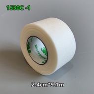 B48（2卷 2.4cm/9.1m）3M 醫用膠布 透氣膠帶 不織布手撕紙膠帶 低致敏膠帶