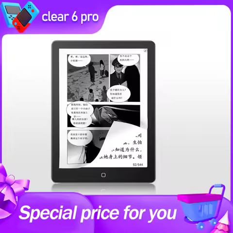 Clear 6 Pro E-book Ink Screen Reader 6-inch Touch Screen 300PPI Reader Tablet E-book Reading Novel C