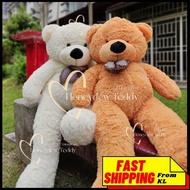 [STOCK in KL] 120cm Giant Teddy Bear Besar Murah For Girl Plushies Soft Toys Stuffed Animals Gift An