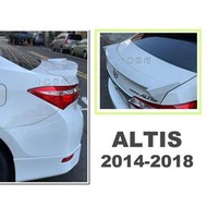 現貨 改裝＊ ALTIS 11代 11.5代 2014 2015 16 17年 TRD 尾翼 擾流 ABS 含烤漆