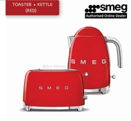 Smeg Red Breakfast Set [KLF03RDUK (Kettle) + TSF01RDUK(Toaster)]