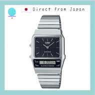 [Casio] Standard AQ-800E-1A Silver Reissue Watch - Retro Modern Design [Parallel Import] 【Direct fro