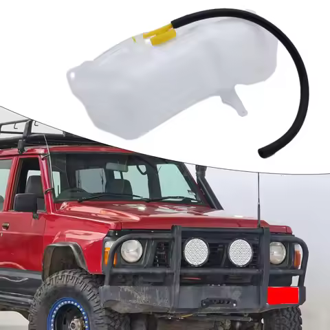 17931-NI020DO Car Coolant Overflow Bottle Dual Pipe Tank for Nissan Patrol GQ 1988-1997 Ford Maveric