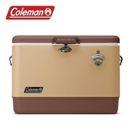 🆕2022新商品 🇯🇵日本代購/直送🇯🇵 『Coleman Japan』54QT Steel Belt® Cooler 51L鋼製保冷箱 (2161177) 戶外露營野營野餐保溫袋保鮮箱冷藏箱復古冰箱