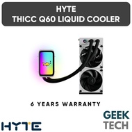 HYTE THICC Q60 240mm AIO CPU Liquid Cooler with 5" Ultra-slim IPS Display - Powered by Nexus Link