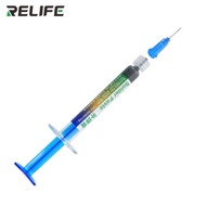 RELIFE RL-405 repair solder paste lead-free low temperature needle tube type 3ML/15g suitable for mo