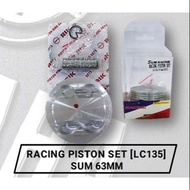 Lc135 racing piston set 63mm